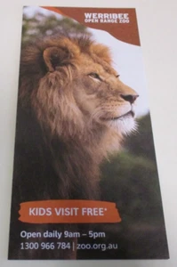 Werribee Open Range Zoo - Promotional Brochure - African Adventure - Victoria - Picture 1 of 8
