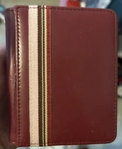 Creative Memories Red Mini Small Photo Wallet Album PicFolio 4”x2” EUC - Picture 1 of 2