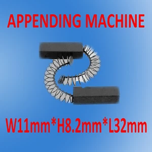 Carbon Brushes For Appending  machine motor 8.2X11X32mm - Picture 1 of 1