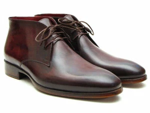 Botas para hombre Paul Parkman Chukka marrones y burdeos (ID#CK43E8) - Imagen 1 de 7