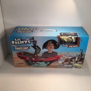 Lil' Fishys Motorized Water Pets Pirate Ship Interactive Aquarium The Cap'n Toy - Picture 1 of 7
