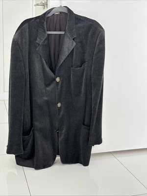 Chaqueta Deportiva Gianni Versace Años 90 Vintage Gris Claro Talla 40L Edición Especial Foto 1 de 2