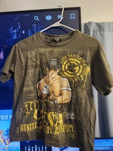 WWE John Cena Live Fast Fight Hard T Shirt Kids Size Large - Picture 1 of 4