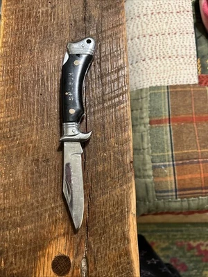 Vintage ShoGun Japanese Folding Knife Stainless Steel - Image 1 of 4