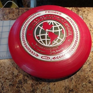 Vintage WHAM-O Frisbee World Class 165G Model Red 1980 RARE Mold Pre Signature - Picture 1 of 4