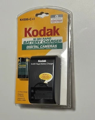 Cargador de batería rápido para cámara digital Kodak Ni-MH con batería KAA2HR ¡Nuevo sellado! Foto 1 de 2