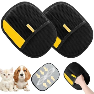 3er Pack Handschuh Katzenpflegehandschuhe Katzenhaarentferner Neu 2025 Haustier Hund Haarentferner - Bild 1 von 11