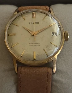 Vintage Automatic Armbanduhr Pierpont – Cal. Felsa 4002 – mit Datum - Picture 1 of 12