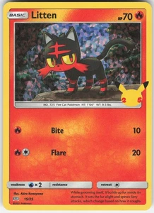 Litten - 15/25 Promo McDonald's 25th Anniversary Promos 015/025 LP-NM - Picture 1 of 2