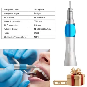 NSK Style Dental Slow Low Speed Straight Handpiece Nose Cone E-type - Picture 1 of 11