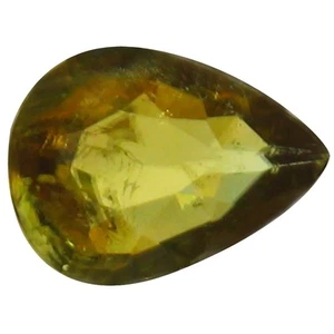 0.89 ct Mesmerizing Pear (8 x 6 mm) Un-Heated Pakistan Sphene Loose Gemstone - Bild 1 von 1