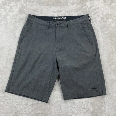 Billabong Shorts Mens 31 Gray Crossfire Submersibles Surf Swim Quick Dry Stretch - Image 1 of 4