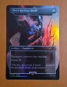 NM Rainbow Foil Clive's Invictus Blade (Blade of Selves) SLD #1864 Final Fantasy - Picture 1 of 1