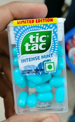New Limited Edition Tic Tac Intense Mint flavoured mint [Pack of 4] 13g INDIA - Image 1 of 2