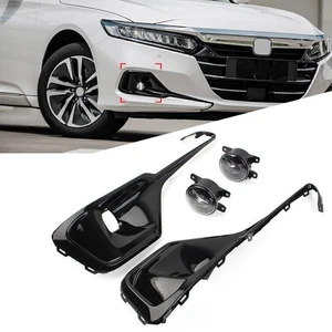 For Honda Accord 2021-2022 2x Front Fog Light Kit w/Switch+Wring+Bezel Covers - Picture 1 of 8