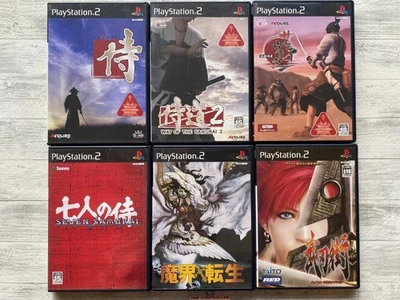 SONY PS2 Way of the Samurai 1 2 & Western & Seven Samurai Makai Tensei Bujingai - Image 1 of 4