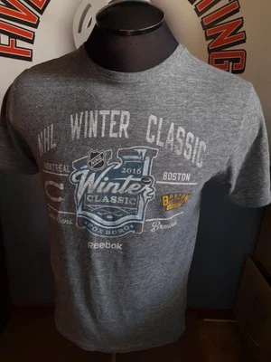 CAMISETA REEBOK 2016 INVIERNO CLÁSICO ESTILO VINTAGE CANADIENS BRUINS NHL Foto 1 de 4