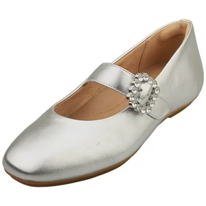 FitFlop Mary Jane Womens Ballerina Shoes in Silver - Picture 1 of 8