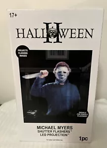 Michael Myers Horror Shutter Flashers LED Projector Light Halloween II New - Picture 1 of 4