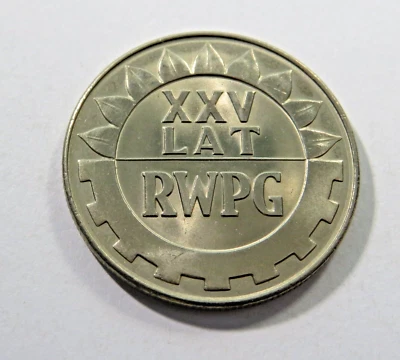 Poland Copper-Nickel 20 Zlotych 1974, Y70 - Image 1 of 2