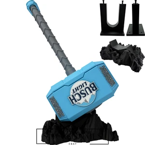 Busch Light #1 Mjolnir Thor's Hammer | Fan Art impreso en 3D - Imagen 1 de 6