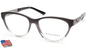 NEW BVLGARI 4154-B 5437 GRAY GRADIENT EYEGLASSES FRAME 54-16-140mm B42mm Italy - Picture 1 of 10