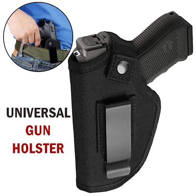 Gun Holster Tactical Concealed Carry Left/right Hand Pistol IWB OWB Universal US - Image 1 of 4