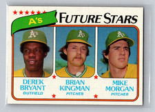 1980 Topps Mike Morgan ROOKIE CARD #671 - Oakland Athletics A's