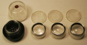 Retina Curtar Xenon C 35mm 5.6 Lens & Kodak R 1:2,1:3, 1:4.5 Close Up Lenses - Picture 1 of 4