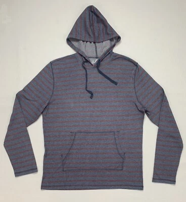 American Rag Para Hombre Grande L Rayas Pullover Sudadera con Capucha Camisa Manga Larga Foto 1 de 4