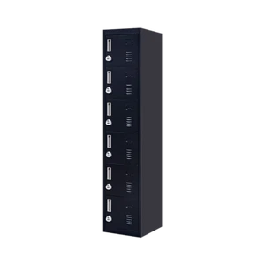 6-Door Locker for Office Gym Shed School Home Storage - Picture 1 of 8