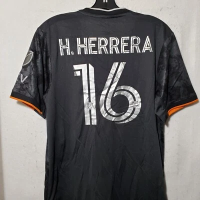 Футболка мужская Hector Herrera Houston Dynamo 2022/23 выездные матчи средняя MLS новая с ценниками  - Изображение 1 из 4