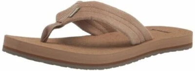 NUEVO SIN CAJA SANDALIAS CHANCLAS DE GAMUZA APILADOR ACOGEDOR CERVEZA SANUK BRONCEADO TALLA 6 PARA HOMBRE 1119338 Foto 1 de 4