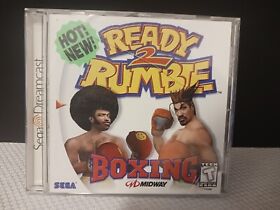 Ready 2 Rumble Boxing (Sega Dreamcast, 1999) Complete CIB w/Manual Tested!