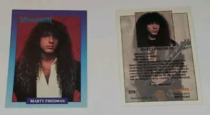 1991 Brockum RockCards #259 Marty Friedman Megadeth Rock ๐ธ Metal Band Cards # - Foto 1 di 11