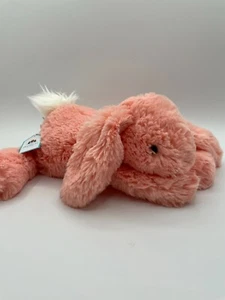 Nuovo Jellycat Albicocca Smudge Coniglietto Rosa Lovey Morbido Floppy 13" - Foto 1 di 12