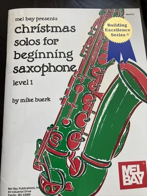MEL BAY Christmas Solos for Beginning Saxophone 1 With Supplement Book - Image 1 of 4