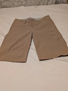 Athleta Shorts Womens 4 Long Adventure Tan Lightweight & Breathable Pullon - Picture 1 of 18