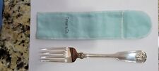 Vintage Tiffany & Co. Shell & Thread Sterling Silver Serving Fork  8 3/4"