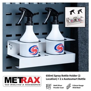 2 botellas y soporte de spray Autosmart - limpiador de ventanas de valet con cobertizo de garaje para furgoneta - Imagen 1 de 6