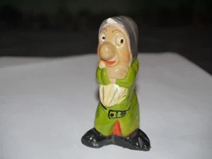 FIGURINE WALT DISNEY SÉRIE BLANCHE NEIGE NAIN TIMIDE EN PLÂTRE OU COMPOSITION - Bild 1 von 2