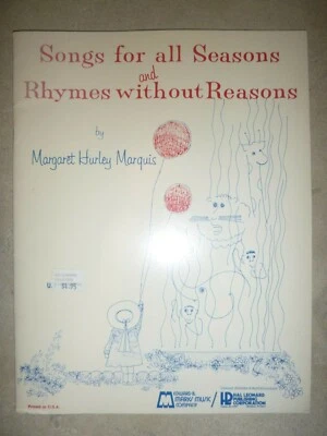Music Book: Songs for all Seasons and Rhymes without Reasons  c. January 1, 1968 - Image 1 of 3