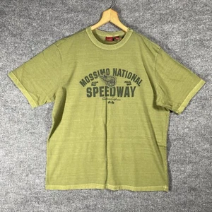 VINTAGE Mossimo T Shirt Size Large National Speedway California Motorcycle Race - Picture 1 of 10