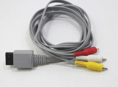 OEM Nintendo WII Audio Video Cable RCA Red,White,Yellow RVL-009 - Image 1 of 4