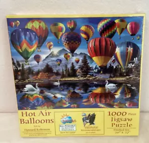 PUZZLE ""PALLONCINI AD ARIA CALDA"" 1000 PEZZI 20X27 H ROBINSON SunsOut Nuovo Sigillato - Foto 1 di 4