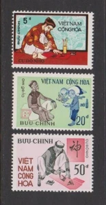1972 South Vietnam Stamps Ancient Letter Writing Art Scott # 425 - 427 MNH - Picture 1 of 1