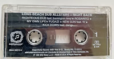 LONG BEACH DUB ALLSTARS RIGHT BACK CASSETTE-NO Liner Notes or art - Image 1 of 4