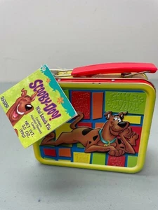 Scooby Doo Lunch Box Small Mini Tin w/Tag - Cartoon Network - Hanna Barbera WB - Picture 1 of 6