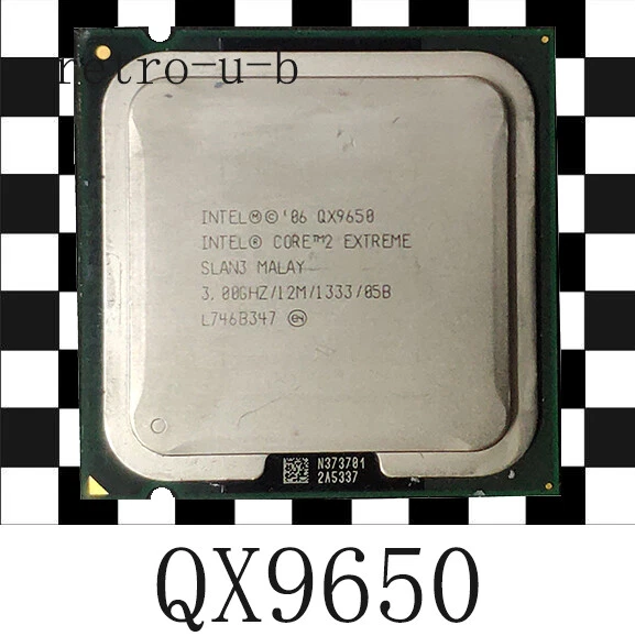 Intel Core 2 Extreme QX9650 SLAN3 3GHz Quad-Core LGA775 CPU Processor - Image 1 of 1