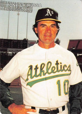 1991 Mother's Cookies Baseball Tony LaRussa #1  NM/MT OAKLAND ATHLETICS